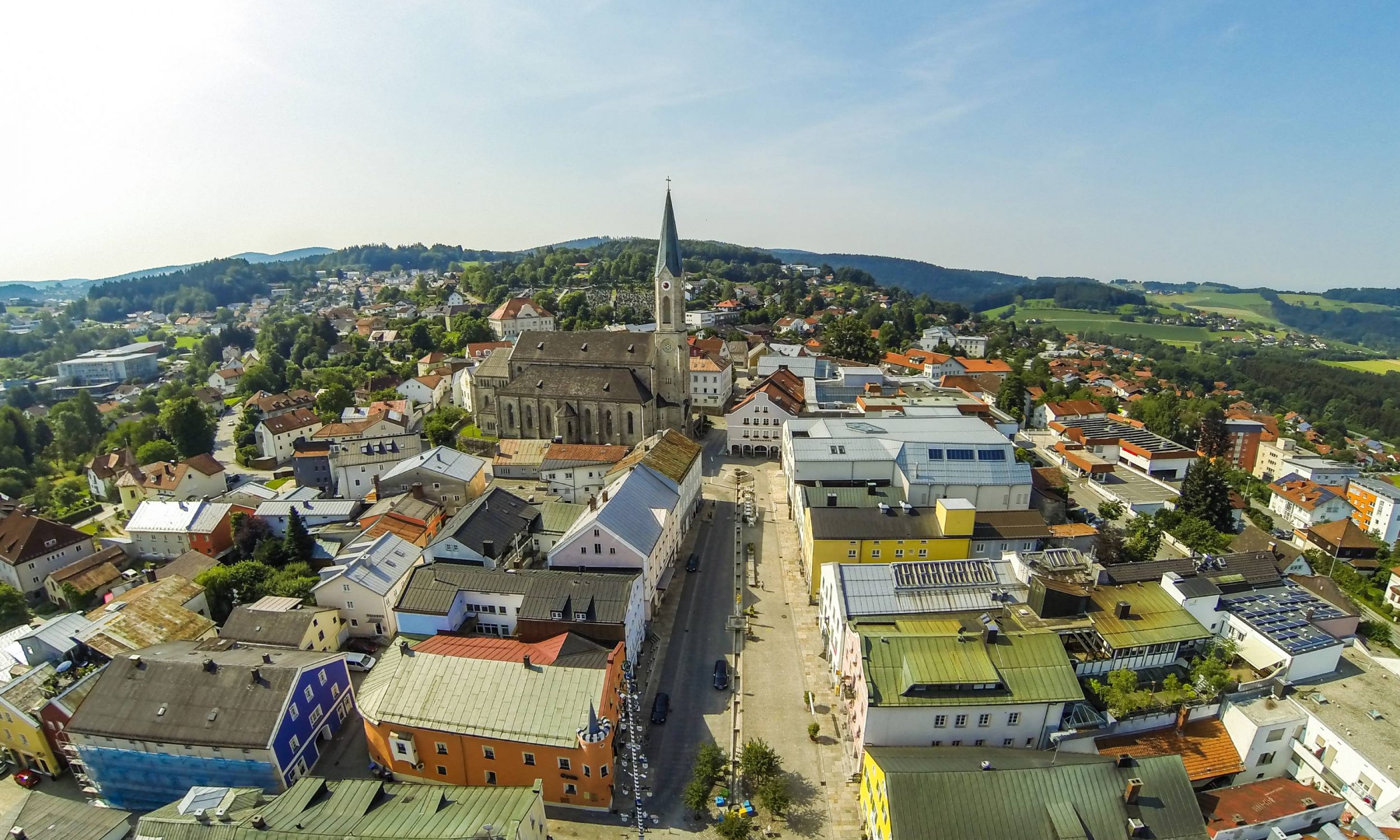 Luftbild Stadt Waldkirchen