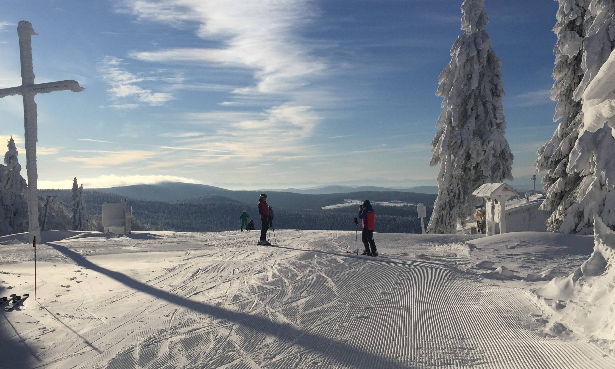 Skifahren im Skigebiet Mitterdorf