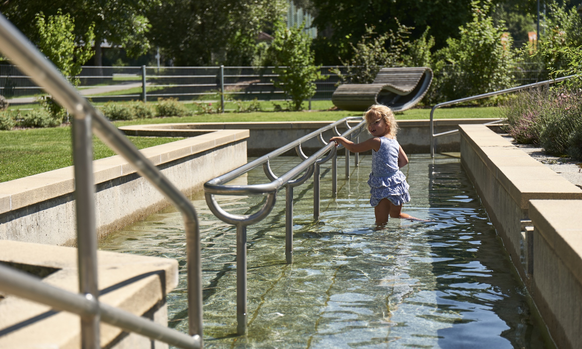 Kneippen im Kurpark Grafenau