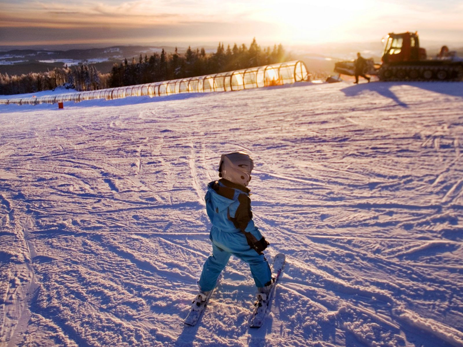 Kind im Skizentrum Mitterdorf