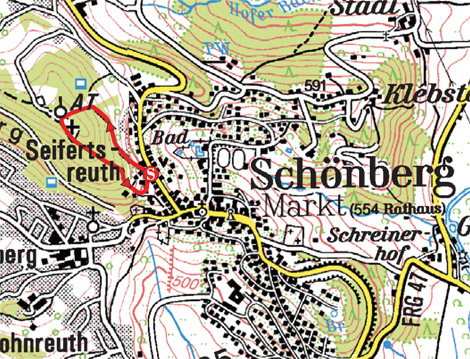 Kreuzweg Kadernberg Karte