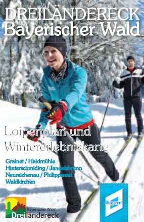 Wintersportkarte Dreiländereck