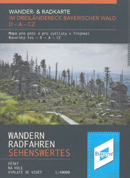 Wander- und Radkarte Dreiländereck Bayerischer Wald