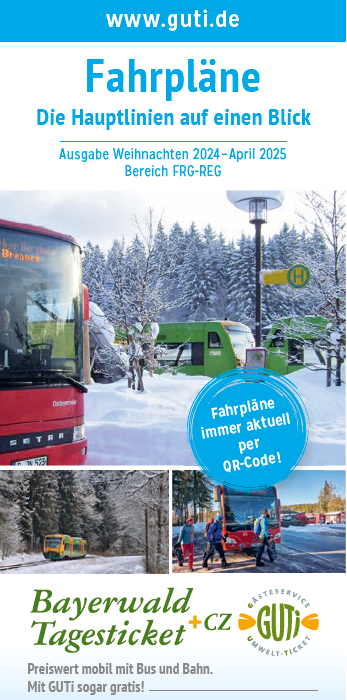 Winterfahrplan 2024/2025 GUTi - Bayerwald-Ticket