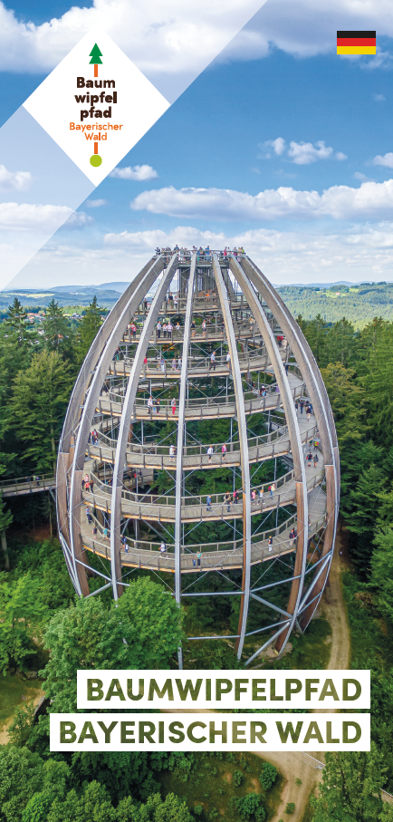 Flyer Baumwipfelpfad Deutsch