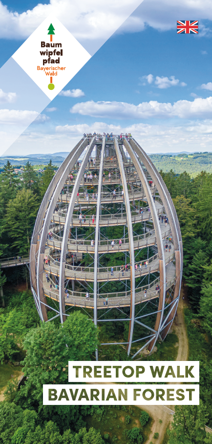 Flyer Baumwipfelpfad Englisch