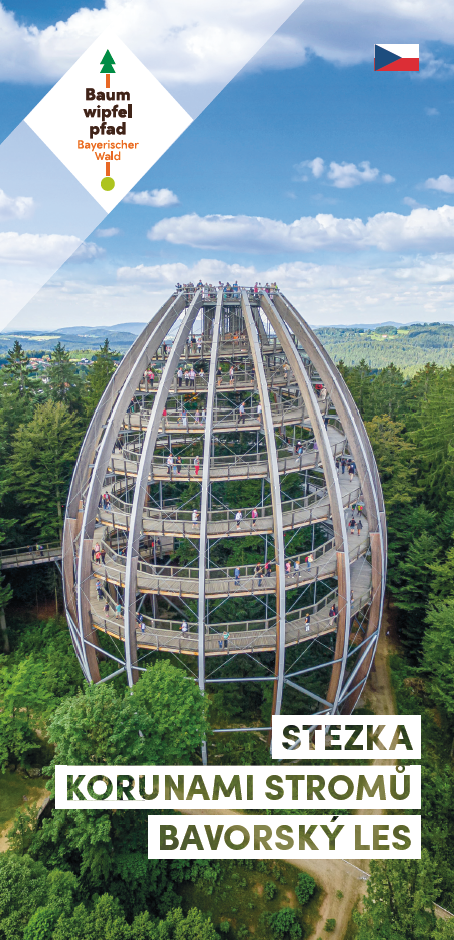Flyer Baumwipfelpfad Tschechisch