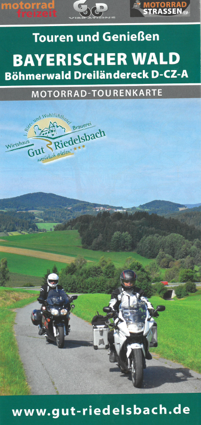 Motorrad-Touren-Karte Gut Riedelsbach