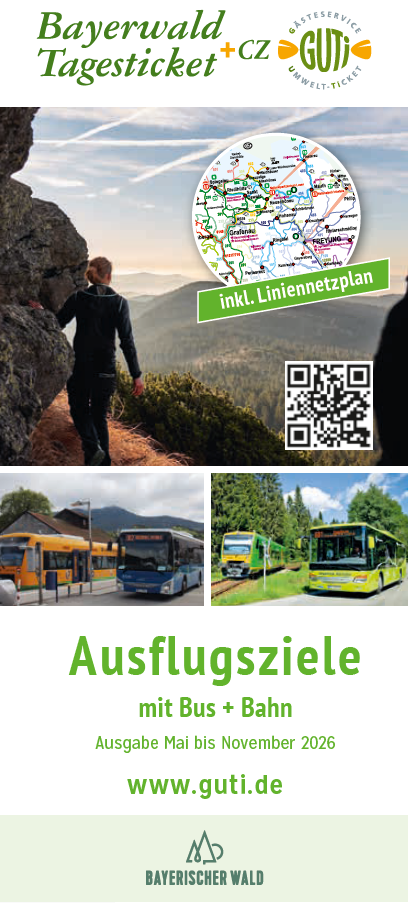 Ausflugsziele GUTi Regen und Freyung-Grafenau Sommer 2026