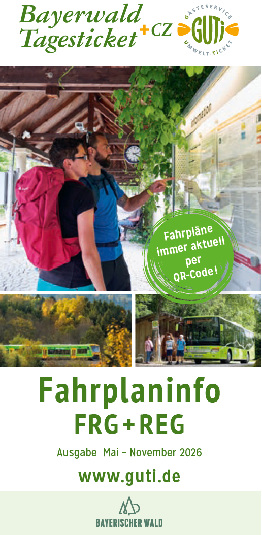 Fahrplaninfo GUTi Regen und Freyung-Grafenau Sommer 2026