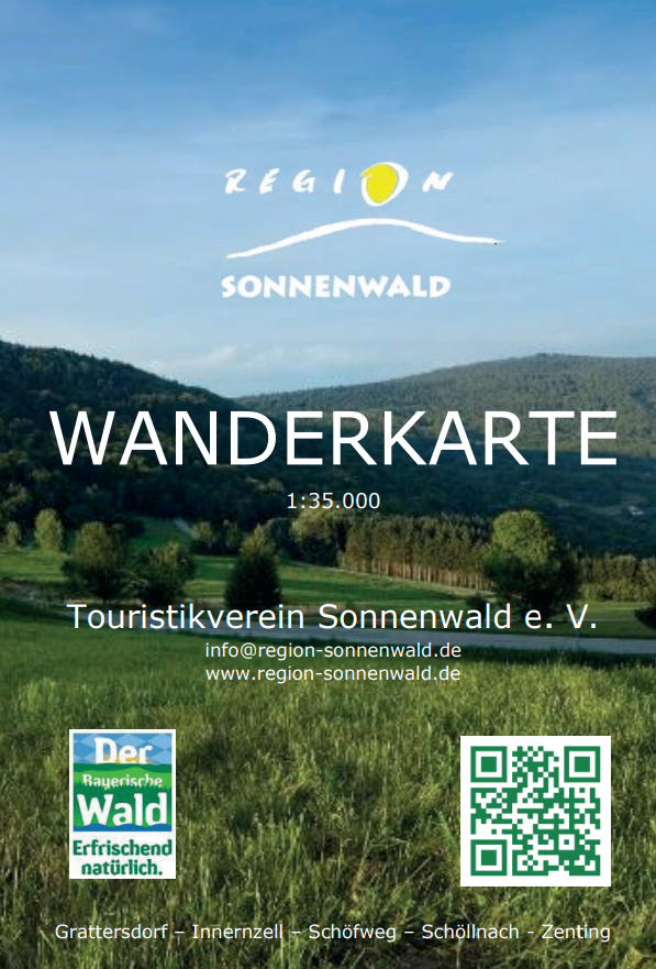 Wanderkarte Region Sonnenwald