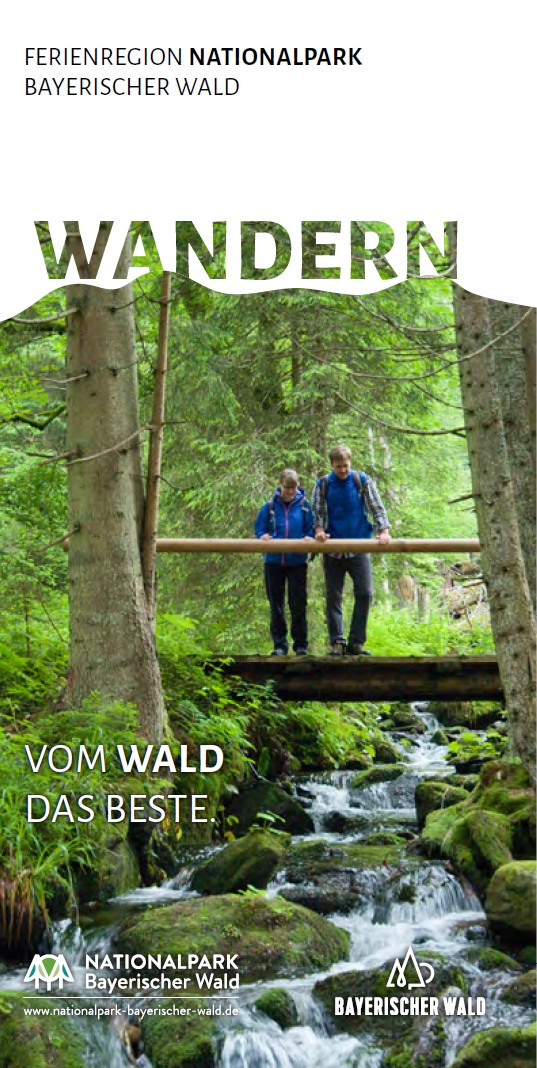 Tourentipps Wandern im Nationalpark Bayerischer Wald- Titelbild Prospekt