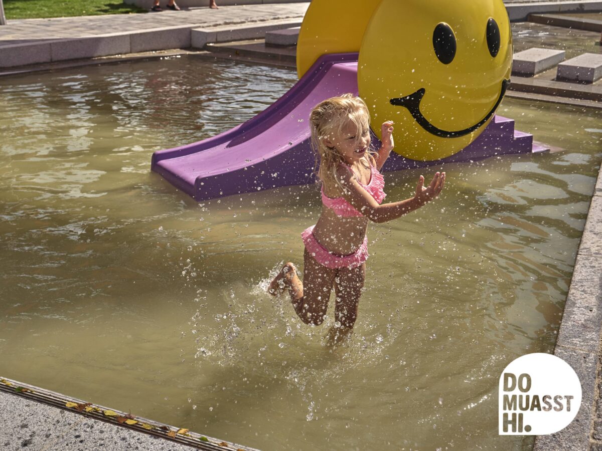 DO MUASST HI - Naturfreibad Freyung Sommer, Abkühlung