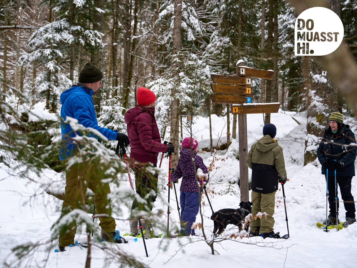 DO MUASST HI Wintererlebnisse, Schneeschuhwandern