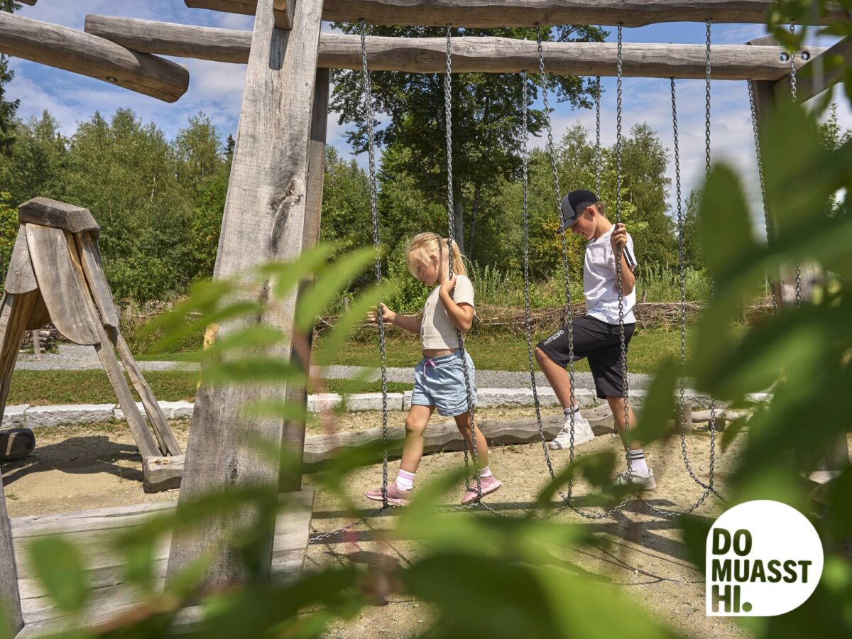 DO MUASST HI - Naturerlebnis Wistlberg, Nationalpark, Spielplatz